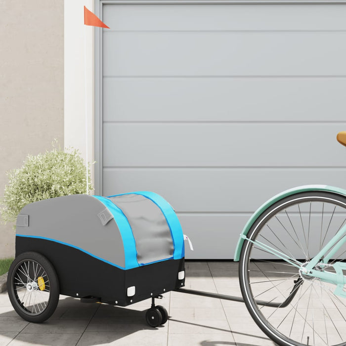 Remorcă pentru biciclete, negru și albastru, 30 kg, fier - WALTI WALTI
