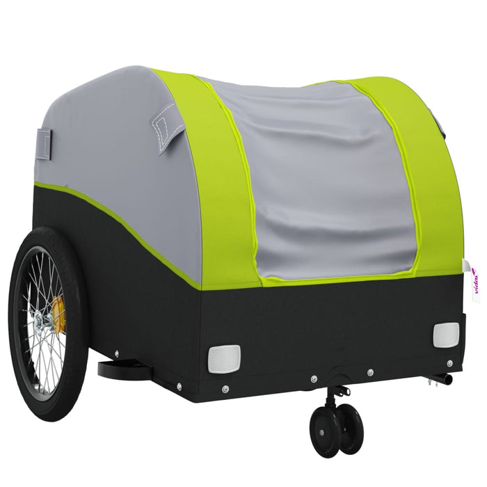 Remorcă pentru biciclete, negru și verde, 30 kg, fier - WALTI WALTI