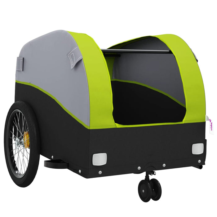 Remorcă pentru biciclete, negru și verde, 30 kg, fier - WALTI WALTI