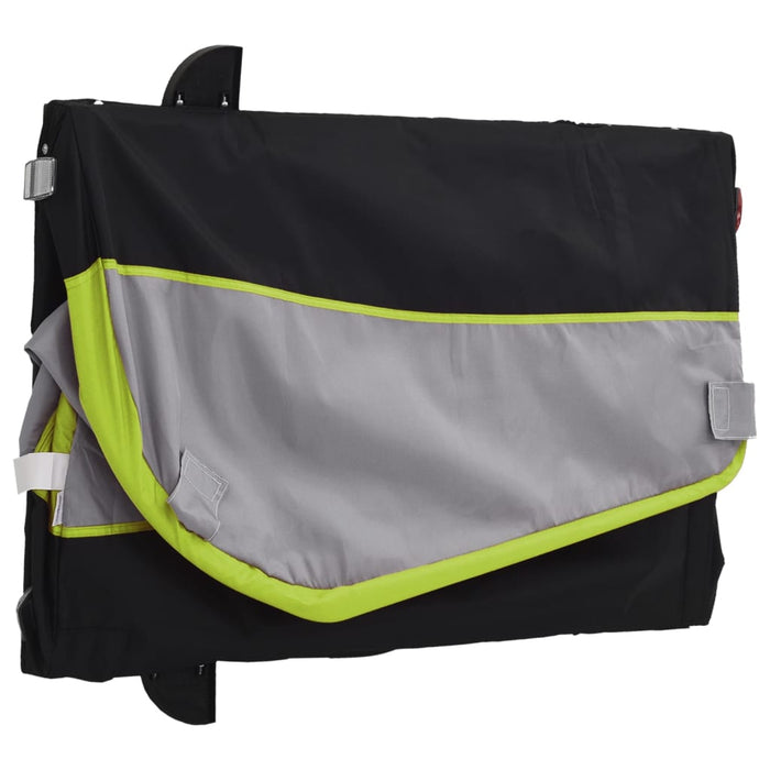 Remorcă pentru biciclete, negru și verde, 30 kg, fier - WALTI WALTI