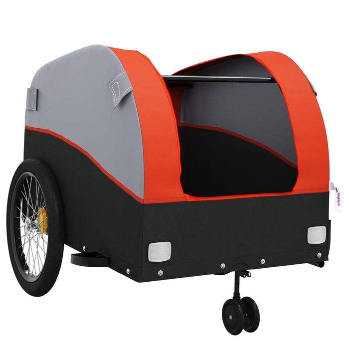 Remorcă pentru biciclete, negru și portocaliu, 45 kg, fier - WALTI WALTI