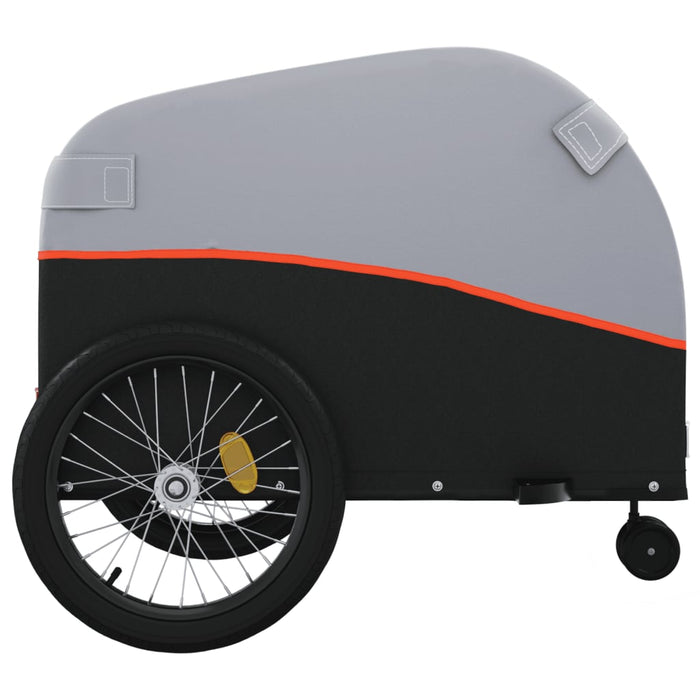 Remorcă pentru biciclete, negru și portocaliu, 45 kg, fier - WALTI WALTI