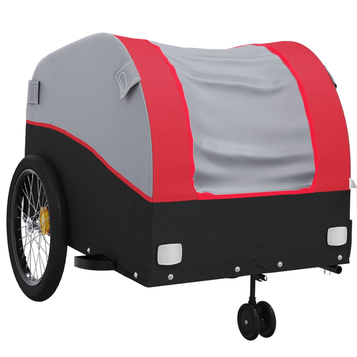 Remorcă pentru biciclete, negru și roșu, 45 kg, fier - WALTI WALTI