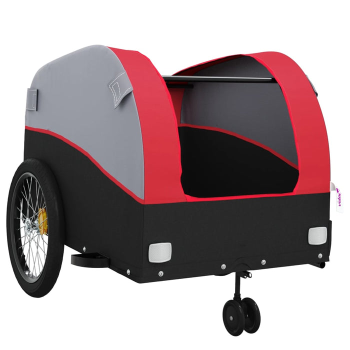 Remorcă pentru biciclete, negru și roșu, 45 kg, fier - WALTI WALTI