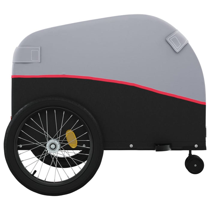 Remorcă pentru biciclete, negru și roșu, 45 kg, fier - WALTI WALTI