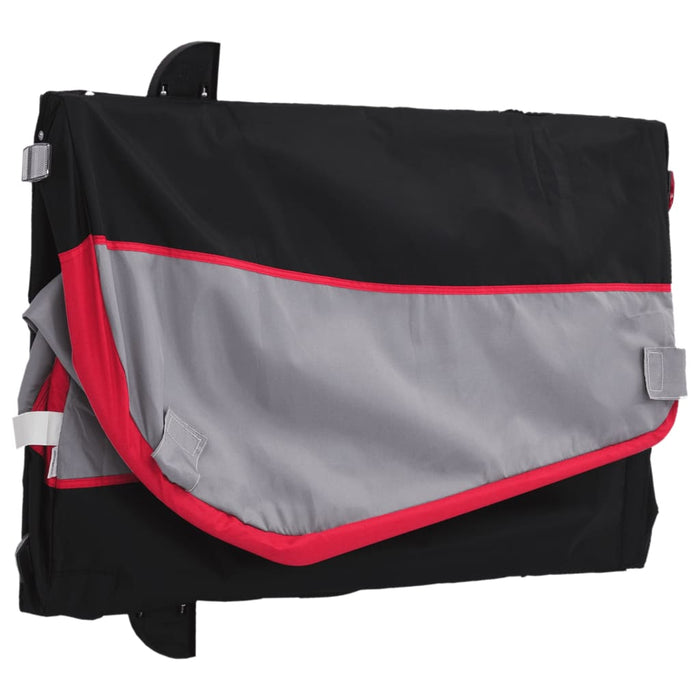 Remorcă pentru biciclete, negru și roșu, 45 kg, fier - WALTI WALTI