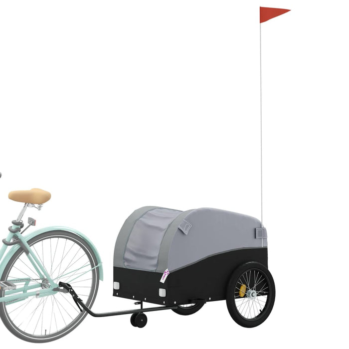Remorcă pentru biciclete, negru și gri, 45 kg, fier - WALTI WALTI