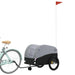 Remorcă pentru biciclete, negru și gri, 45 kg, fier - WALTI WALTI