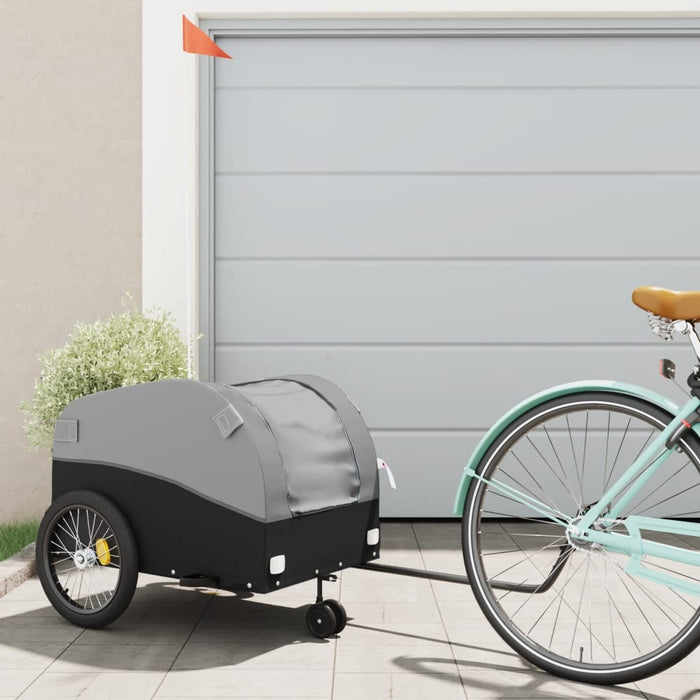 Remorcă pentru biciclete, negru și gri, 45 kg, fier - WALTI WALTI