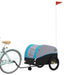 Remorcă pentru biciclete, negru și albastru, 45 kg, fier - WALTI WALTI