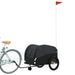 Remorcă pentru biciclete, negru, 45 kg, fier - WALTI WALTI