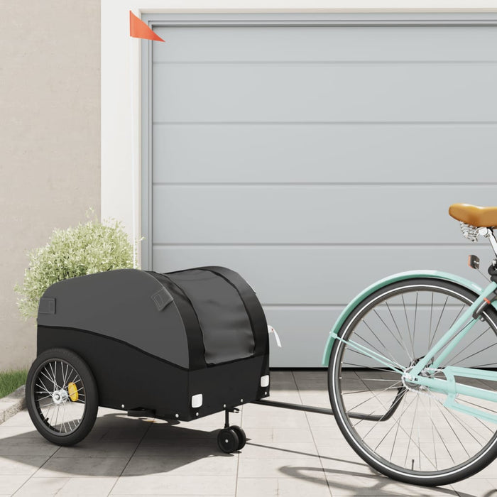 Remorcă pentru biciclete, negru, 45 kg, fier - WALTI WALTI