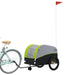 Remorcă pentru biciclete, negru și verde, 45 kg, fier - WALTI WALTI