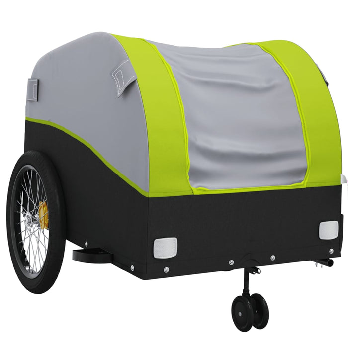 Remorcă pentru biciclete, negru și verde, 45 kg, fier - WALTI WALTI