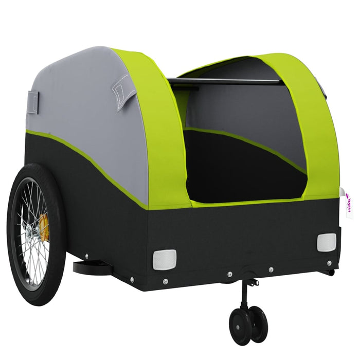 Remorcă pentru biciclete, negru și verde, 45 kg, fier - WALTI WALTI