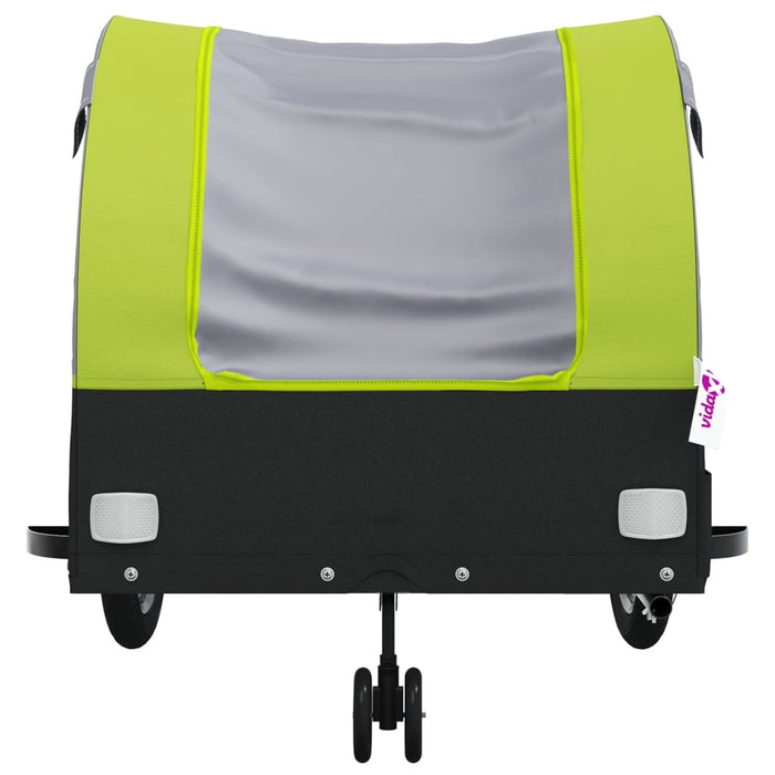 Remorcă pentru biciclete, negru și verde, 45 kg, fier - WALTI WALTI