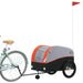 Remorcă pentru biciclete, negru și portocaliu, 45 kg, fier - WALTI WALTI