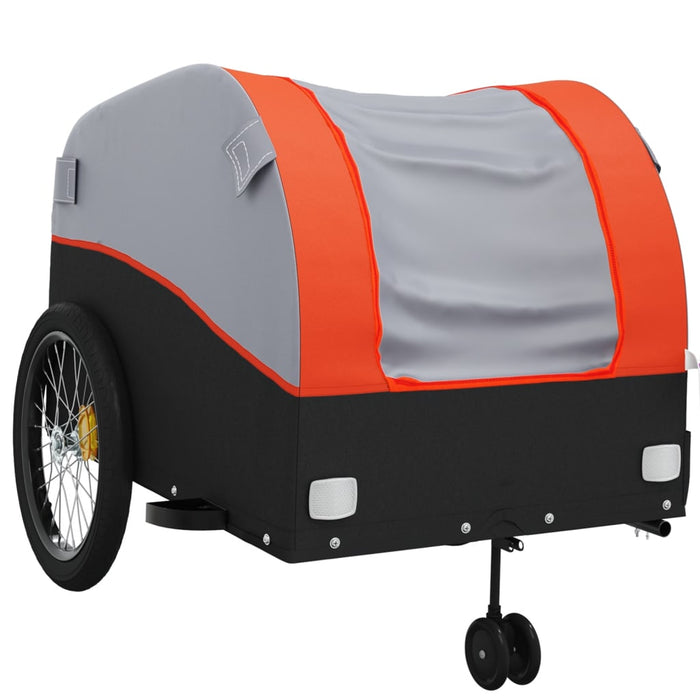 Remorcă pentru biciclete, negru și portocaliu, 45 kg, fier - WALTI WALTI