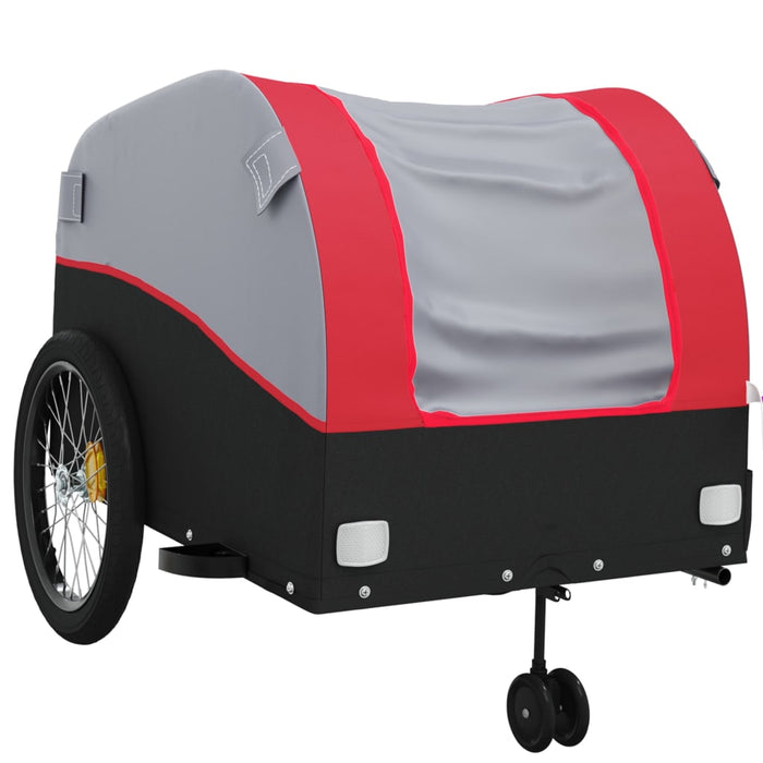 Remorcă pentru biciclete, negru și roșu, 45 kg, fier - WALTI WALTI