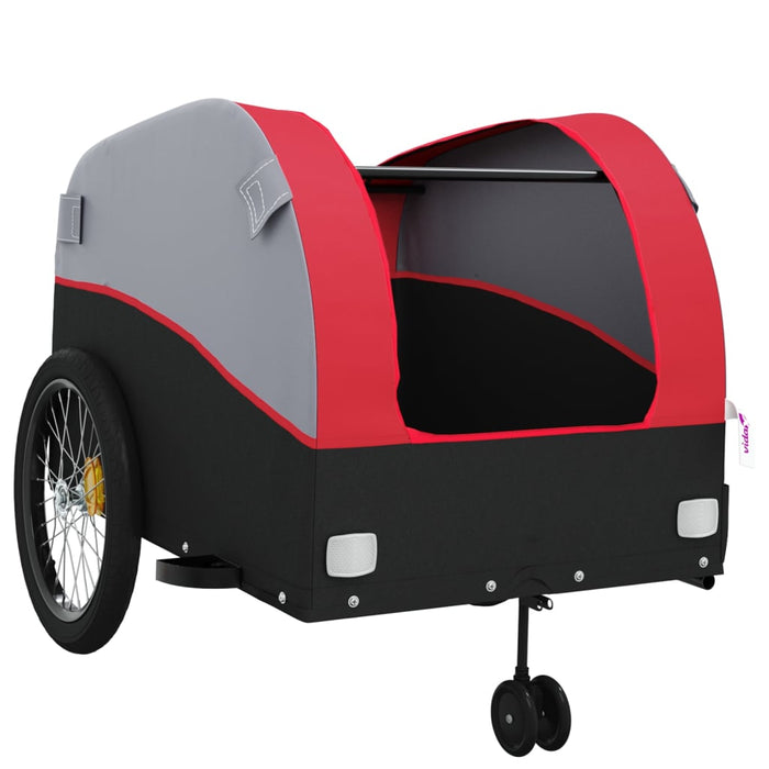 Remorcă pentru biciclete, negru și roșu, 45 kg, fier - WALTI WALTI