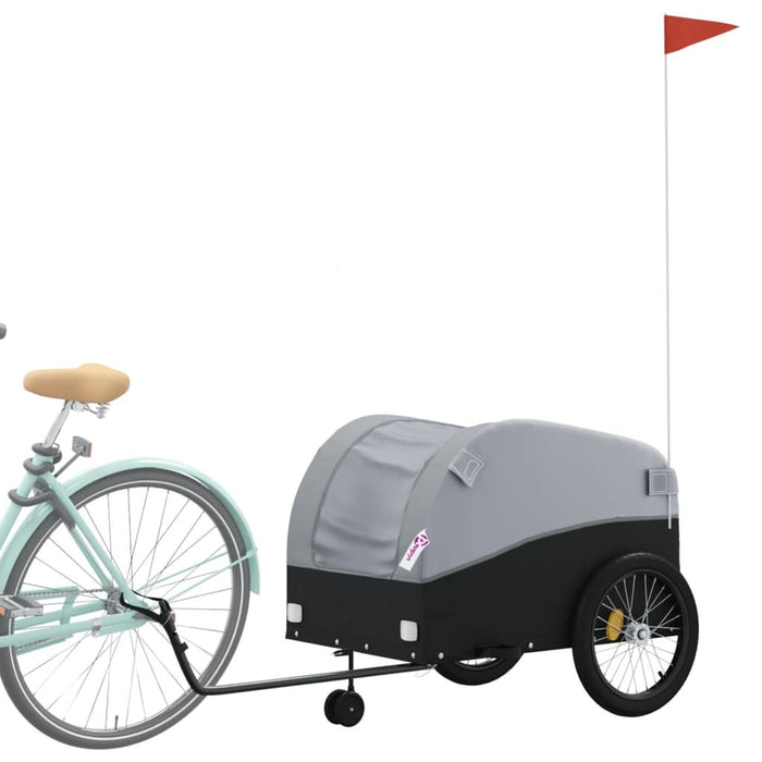 Remorcă pentru biciclete, negru și gri, 45 kg, fier - WALTI WALTI