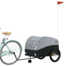 Remorcă pentru biciclete, negru și gri, 45 kg, fier - WALTI WALTI