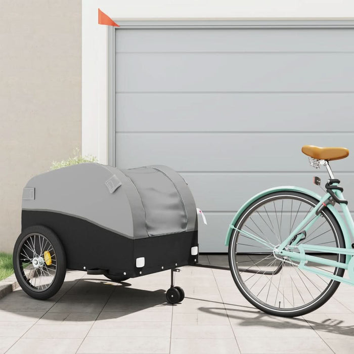 Remorcă pentru biciclete, negru și gri, 45 kg, fier - WALTI WALTI