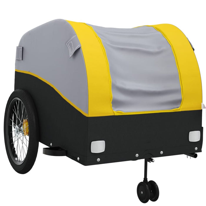 Remorcă pentru biciclete, negru și galben, 45 kg, fier - WALTI WALTI
