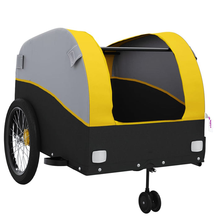 Remorcă pentru biciclete, negru și galben, 45 kg, fier - WALTI WALTI