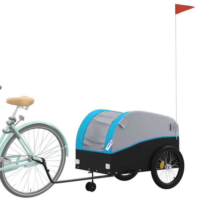 Remorcă pentru biciclete, negru și albastru, 45 kg, fier - WALTI WALTI