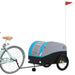 Remorcă pentru biciclete, negru și albastru, 45 kg, fier - WALTI WALTI