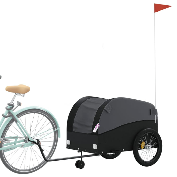 Remorcă pentru biciclete, negru, 45 kg, fier - WALTI WALTI