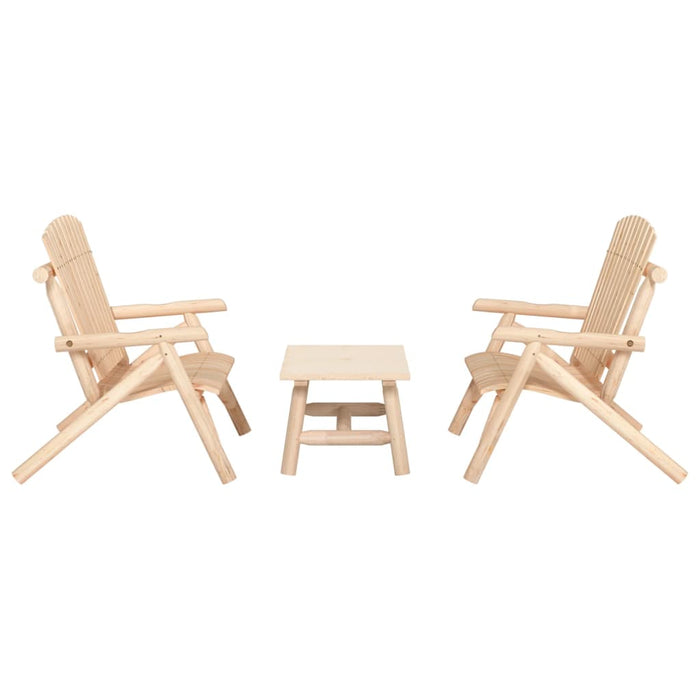 Set mobilier de grădină, 3 piese, lemn masiv de molid WALTI