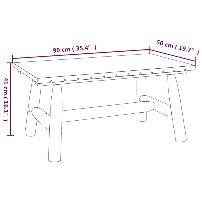 Set mobilier de grădină, 5 piese, lemn masiv de molid WALTI