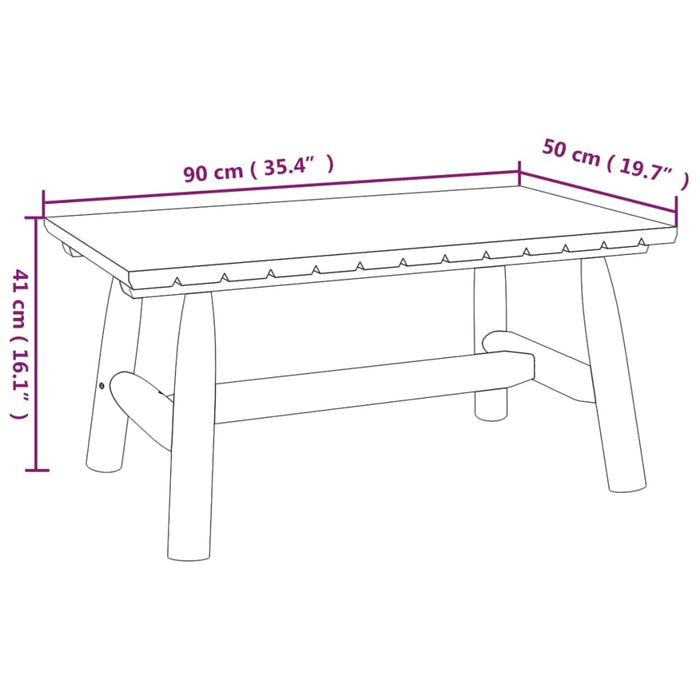 Set mobilier de grădină, 3 piese, lemn masiv de molid - WALTI WALTI