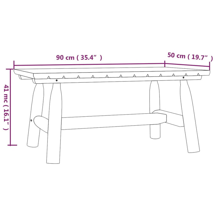 Set mobilier de grădină, 5 piese, lemn masiv de molid WALTI