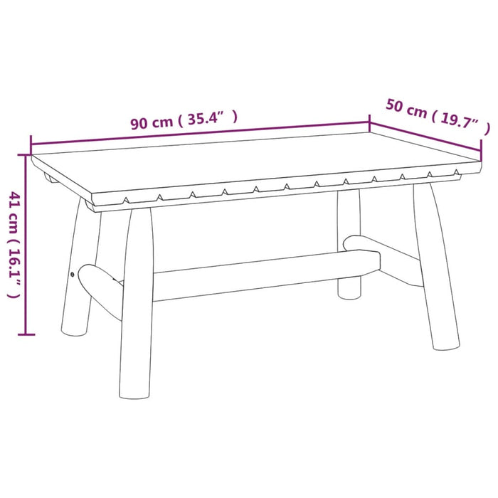 Set mobilier de grădină, 3 piese, lemn masiv de molid - WALTI WALTI