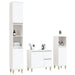 Set dulapuri de baie, 3 piese, alb, lemn prelucrat - WALTI WALTI