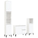 Set dulapuri de baie, 3 piese, alb, lemn prelucrat - WALTI WALTI