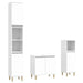 Set mobilier de baie, 3 piese, alb, lemn compozit - WALTI WALTI