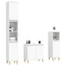 Set mobilier de baie, 3 piese, alb, lemn compozit - WALTI WALTI