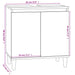 Set mobilier de baie, 3 piese, alb, lemn compozit - WALTI WALTI