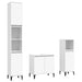 Set mobilier de baie, 3 piese, alb, lemn compozit - WALTI WALTI