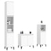 Set mobilier de baie, 3 piese, alb, lemn compozit - WALTI WALTI