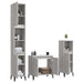 Set mobilier de baie, 3 piese, gri sonoma, lemn prelucrat - WALTI WALTI