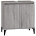 Set mobilier de baie, 3 piese, gri sonoma, lemn prelucrat - WALTI WALTI