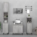 Set mobilier de baie, 3 piese, gri sonoma, lemn prelucrat - WALTI WALTI
