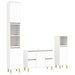 Set mobilier de baie, 3 piese, alb, lemn compozit - WALTI WALTI