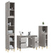 Set mobilier de baie, 3 piese, gri sonoma, lemn prelucrat - WALTI WALTI