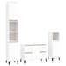 Set mobilier de baie, 3 piese, alb, lemn compozit - WALTI WALTI